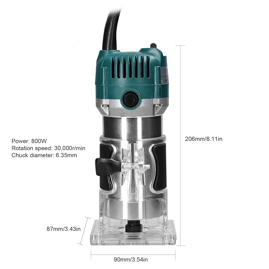 【新品未使用】電動トリマー 電気トリミング機 電動ルーター Amazon.co.jp: HXBEE 電気トリマー、電動トリマー多機能木材
